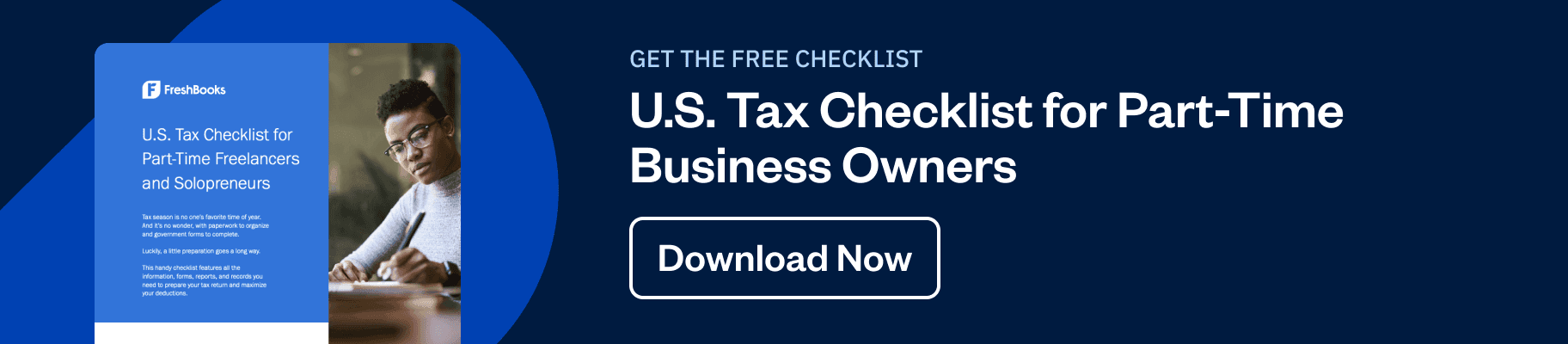 part time tax checklist blog ad