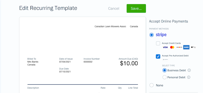 pad payments