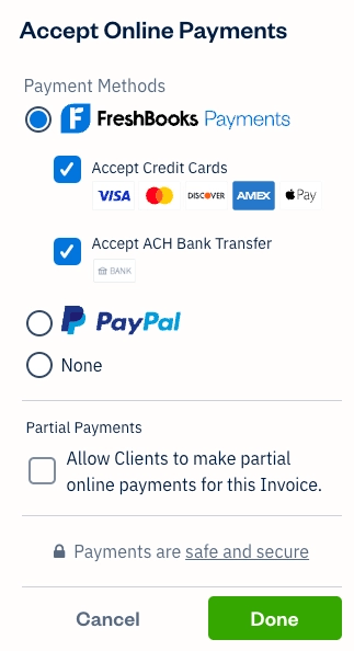 Accept Online Payments