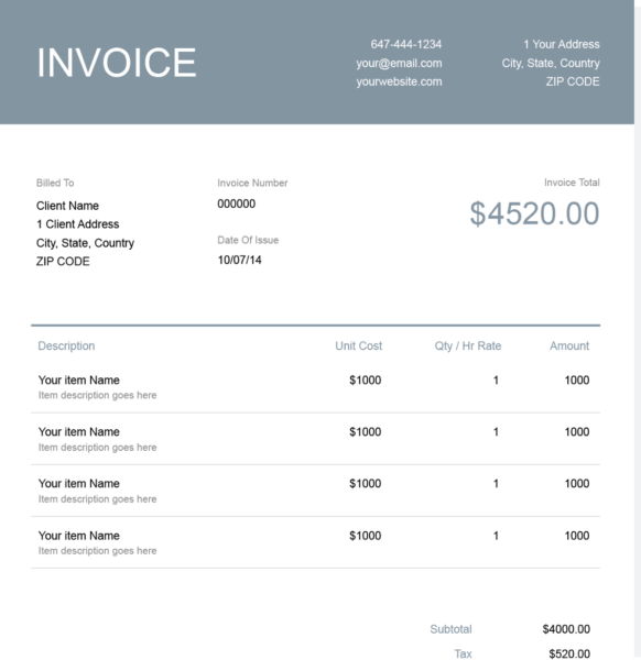 How To Fill Out An Invoice Professional Invoicing Checklist 8672