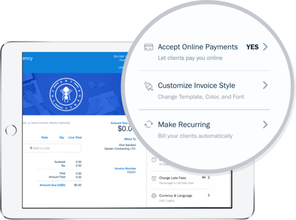 Invoice Payment Settings