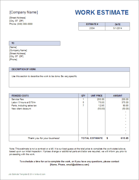 Writing an Estimate in 5 Steps: A How-To Guide for Small Businesses