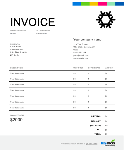 Free Hvac Invoice Template Download Now Freshbooks