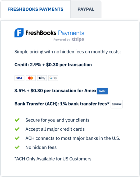 FreshBooks Payments