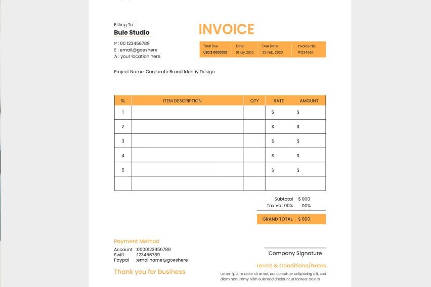 How To Make An Invoice In Word A Small Business Guide