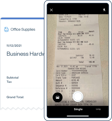 mobile receipt scanning